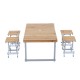 Portable and folding table for camping and picnic - mad.