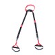 Kit allenamento rosso e nero nylon 212.5x26x4cm...