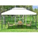 Gazebo diner for terrace garden patio - type car.