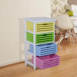 Wardrobe multicolored wood 40x29x73cm...