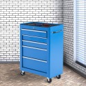 Steel blue body 61.5x33x85cm...