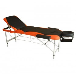 Mesa de massagem dobrável e portátil para fisioterapia.