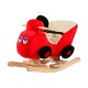 Balncin Bebe Stoff rot Holz 60x33x45cm...