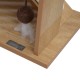 Rascador Gato Madera Sisal 55x25x41cm...