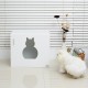 Arenero Gatos Blanco Madera 63x53,5x41cm...