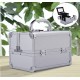 Professional suitcase white aluminum 15x15x20cm...