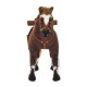 Toy horse brown felpa 85x28x60cm...