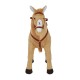 Spielzeug Pferd beige felpa 85x28x60cm...
