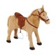 Brinquedo cavalo bege felpa 85x28x60cm...