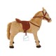 Brinquedo cavalo bege felpa 85x28x60cm...