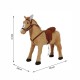 Brinquedo cavalo bege felpa 85x28x60cm...