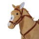 Brinquedo cavalo bege felpa 85x28x60cm...