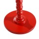 Tavolo ausiliario tubo di legno rosso 43x58,5cm...