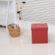 Faltbarer Stuhl rot Holz 38x38x38cm...