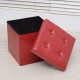 Folding stool red wood 38x38x38cm...