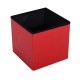 Taburete Plegable Rojo Madera 38x38x38cm...