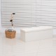 Sgabello pieghevole legno bianco 110x38x38cm...