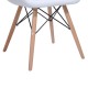 Silla de Comedor PU + Madera Blanco 52x45,5x70cm...