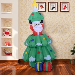 Christmas tree multicolor fabric 80x70x130-160cm...