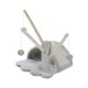 Felpa grattoir de chat gris 38x38x40cm...