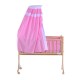 Babybett rosa Holz 94x50x140cm...