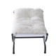 Letto per gatto ferro bianco+nero 66x40x33cm...