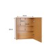 Badezimmer Spiegel Glas Eiche 60x50x15cm...