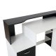 Desks computer wood white+Black 140x55x92cm...