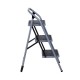 Aluminiumtreppe silber 92x48x62cm...