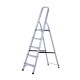 Scala in alluminio placcato 166x95x45cm...