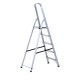 Scala in alluminio placcato 166x95x45cm...