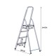 Aluminum staircase silver 144x80x43cm...