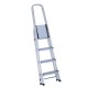 Aluminum staircase silver 144x80x43cm...