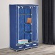 Armario Plegable Tela Azul 110x46x168cm...