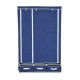 Dobrável guarda-roupa tecido azul 110x46x168cm...