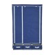 Klappschrank blau Stoff 110x46x168cm...