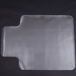 Tapete de cadeira de pvc transparente 90x120cm.