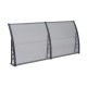 Marquesina de Techo Aluminio Transparente 300x100x2...