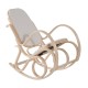 Chaise en pierre beige bois 53,5x97x101cm...