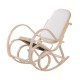 Chaise en pierre beige bois 53,5x97x101cm...