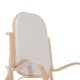 Chaise en pierre beige bois 53,5x97x101cm...