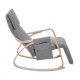 Chair grey wood 66,5x88x97,5cm...