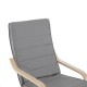 Chair of relaxation grey wood 66,5x81x100cm...