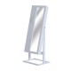 Stehende Schmuckschatulle mit Spiegel - Holz - weiße Farbe - ...