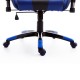 Silla de Oficina Cuero PU Azul 67x67x123-132cm...