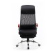 Reclining chair black mesh 56,5x60x122-129cm...