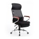 Chaise inclinable noir mesh 56,5x60x122-129cm...