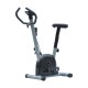 Static bike black and silver steel 87x45x94c...