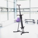 Fitness macchina nero acciaio 91x68x180cm...