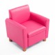 Sillón para Niños PU Rosado 48x42,5x53cm...